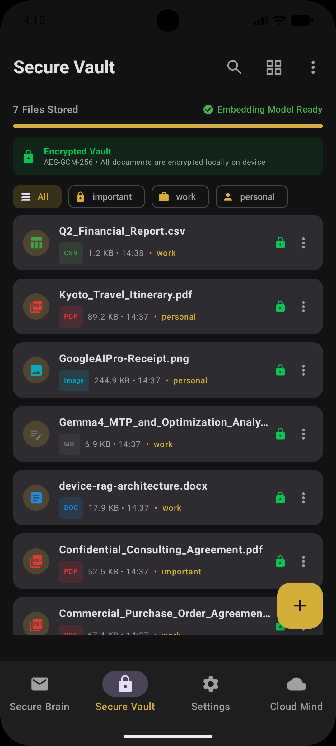 Local Vault Ingestion
